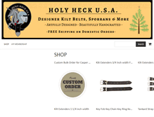 Tablet Screenshot of holyheckusa.com